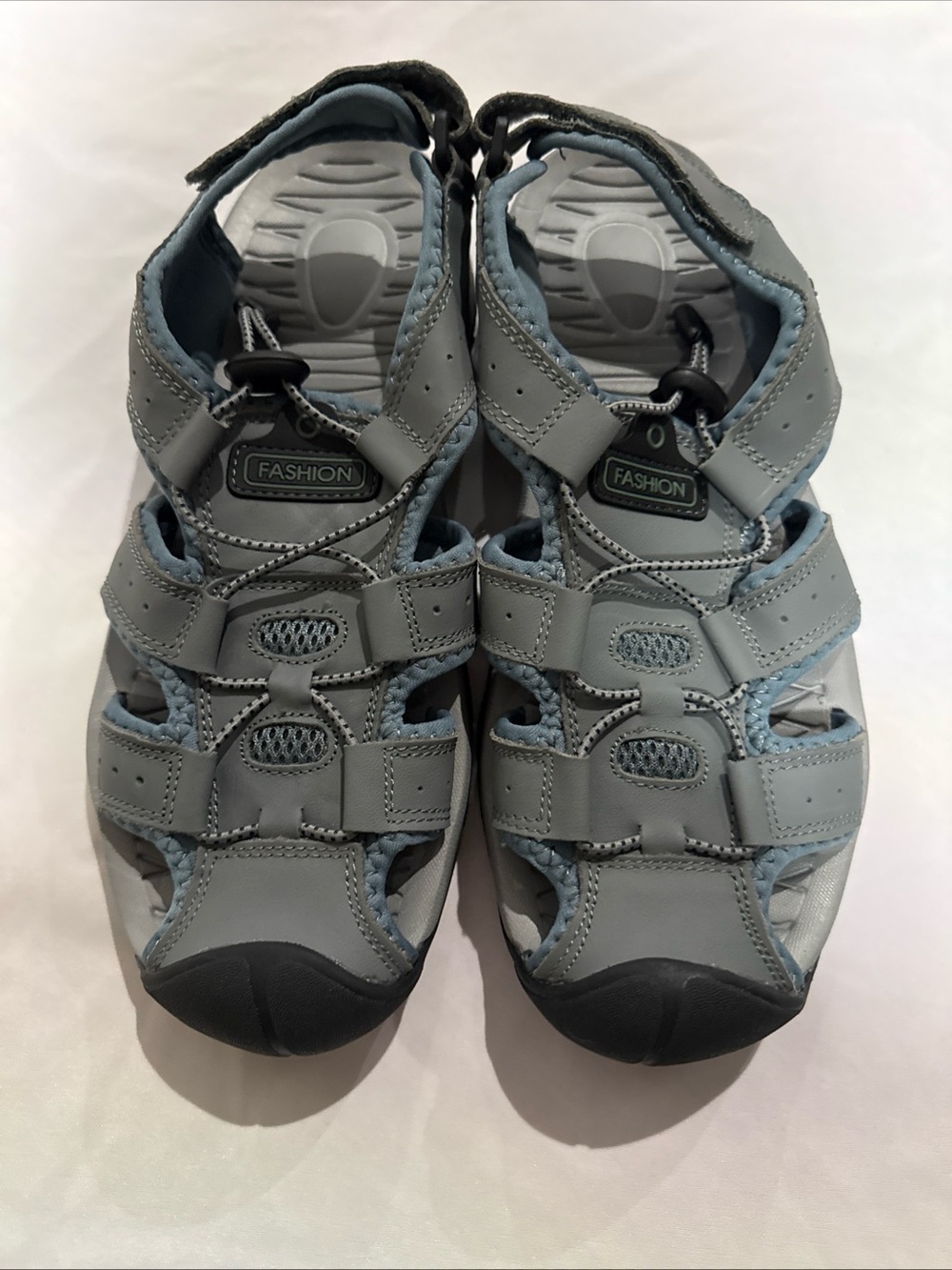 Gray Outdoor Sport Sandals - "FASHION" Label size 41-42. NEW